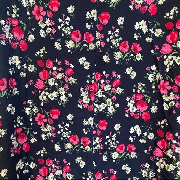 Vintage Dressbarn woman navy and Red Sleeveless Maxi Sundress plus size 16W - Picture 10 of 10